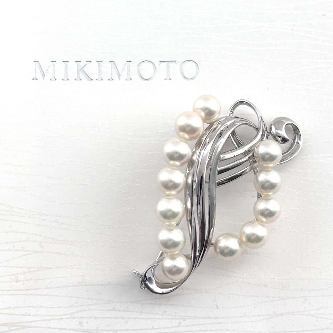 MIKIMOTO ミキモト パールブローチ あこや真珠 卒業式 入学式 結婚式