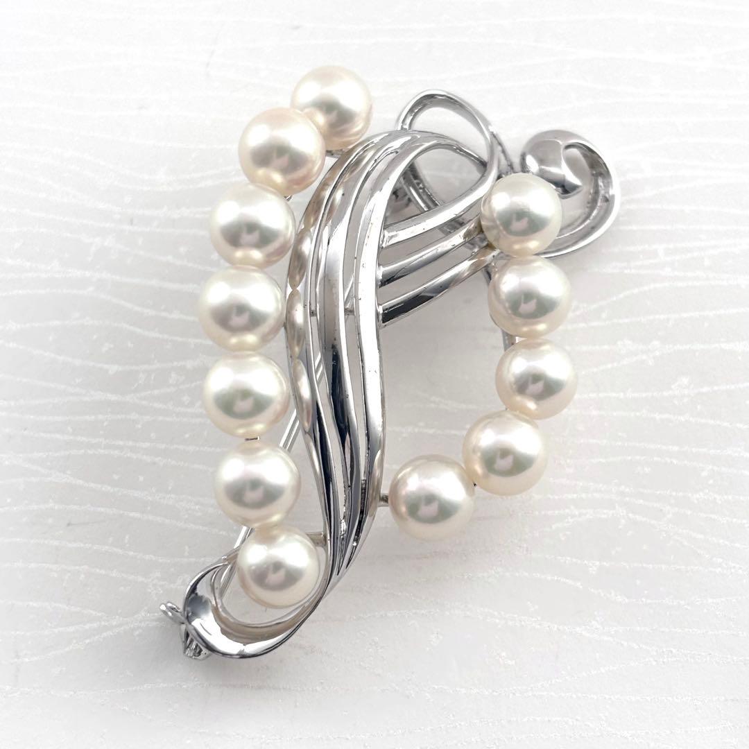 MIKIMOTO ミキモト パールブローチ あこや真珠 卒業式 入学式 結婚式