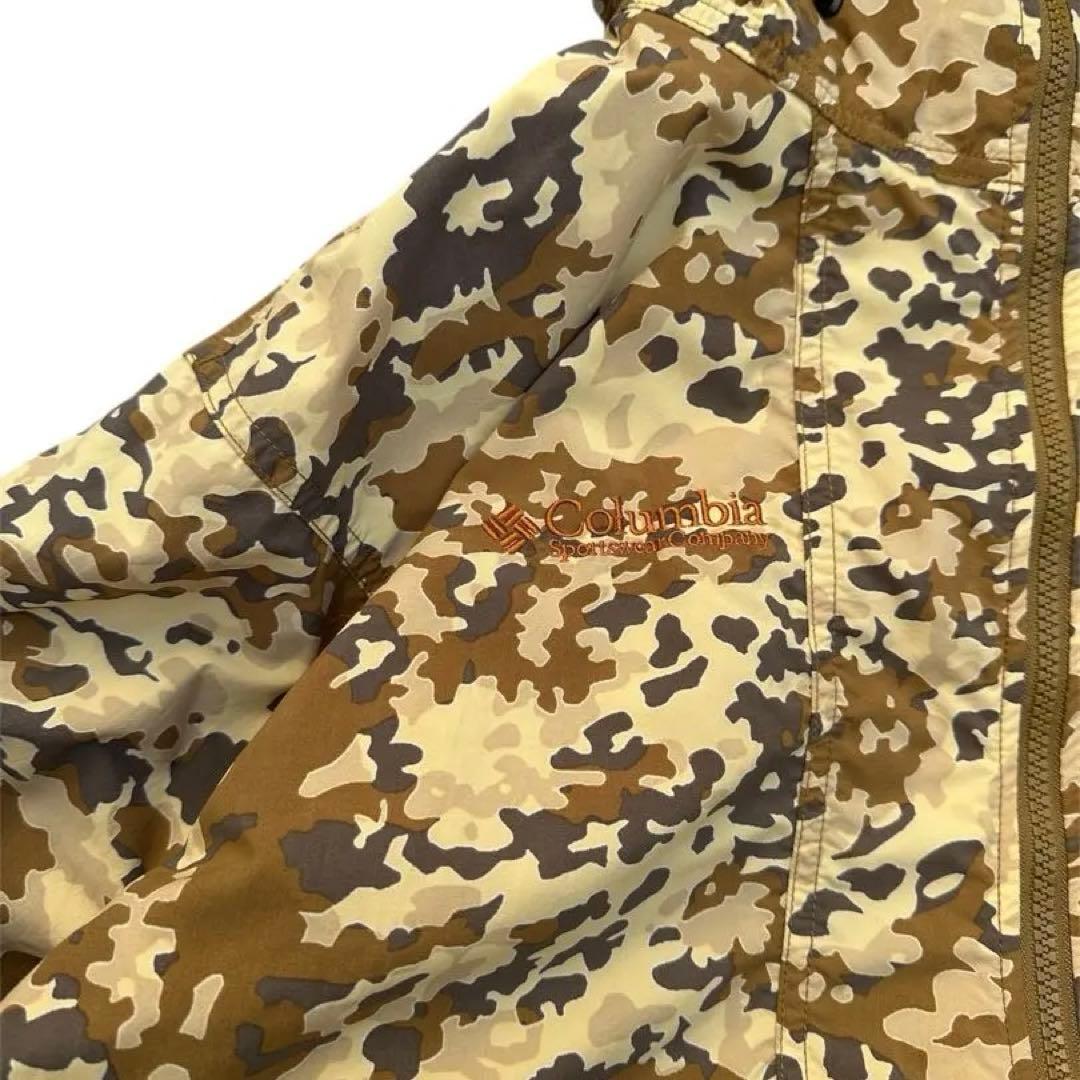 コロンビア X.C.O. デザートカモ ナイロンジャケット M 短丈 y2k