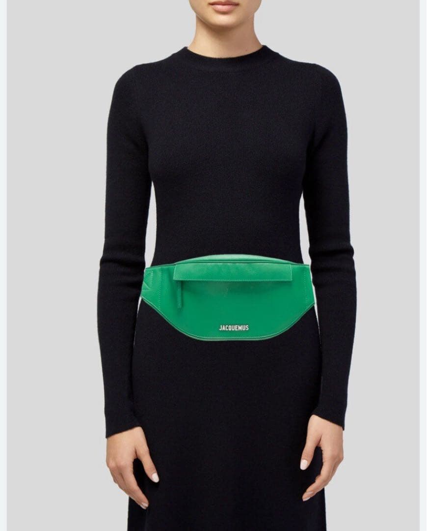 【コンパニー】JACQUEMUS グリーン ボディバッグ BOLSA JACQUEMUS LE CHIQUITO LONG CROC BAG VERDE ORIGINAL – Gringa