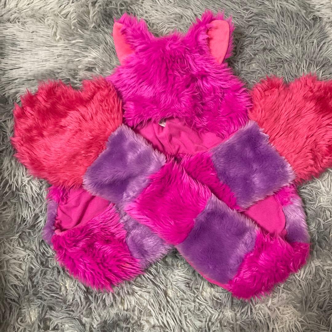 ディズニー 不思議の国のアリス チェシャ猫 マフラーキャップ ディズニー 不思議の国のアリス チェシャ猫 マフラー ファンキャップ