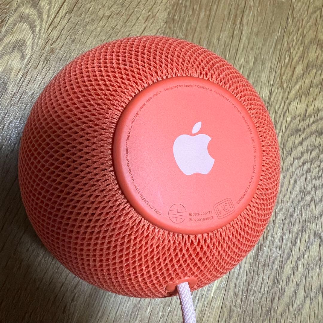 Apple】HomePod mini オレンジ 箱・付属品あり