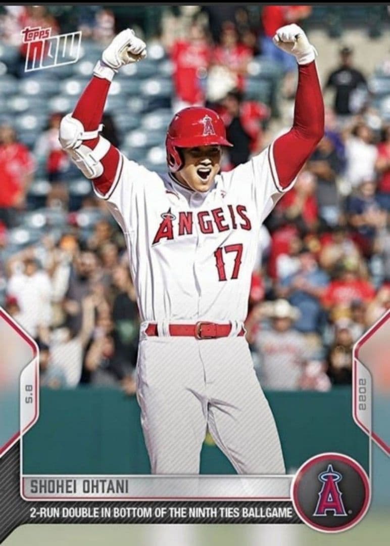 大谷翔平2022 ToppsHeritageチーム名カラースワップSP
