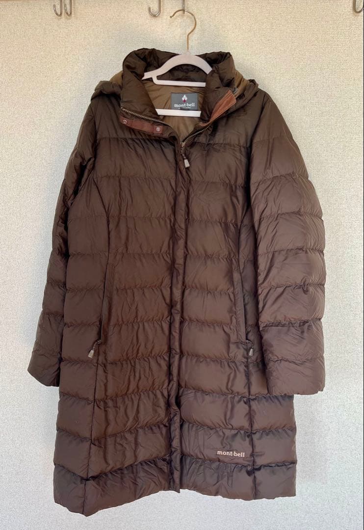 mont-bell】 ブラウン M ダウンジャケット EX800 - メルカリ