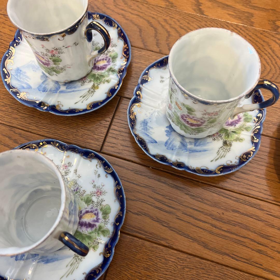 最終処分特価レアオールドノリタケ同時期ライバル会社？カップ