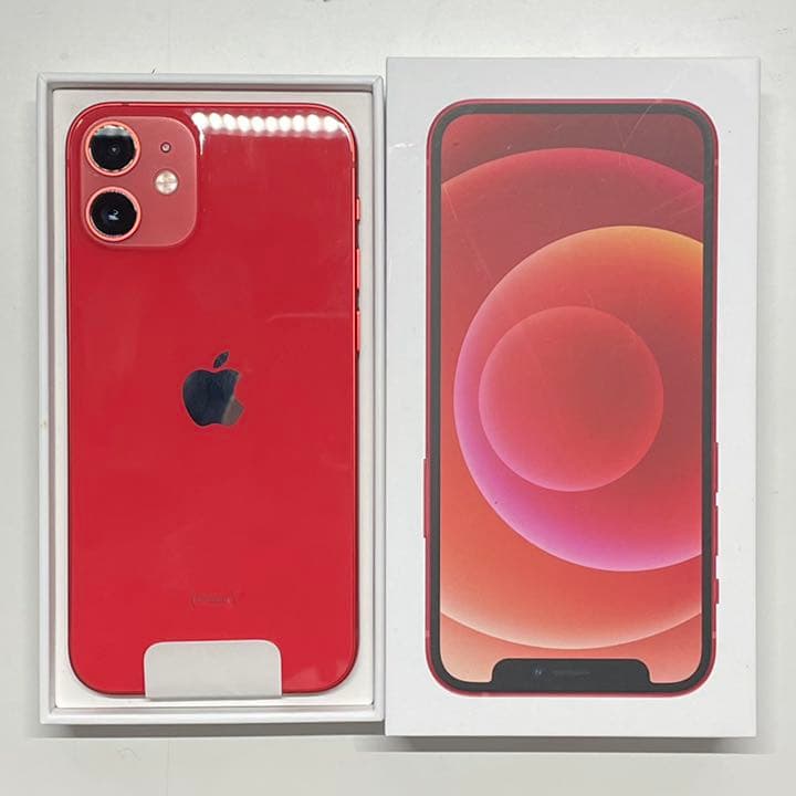ジャンク】iPhone 12 mini レッド 128 GB SIMフリー L108817017