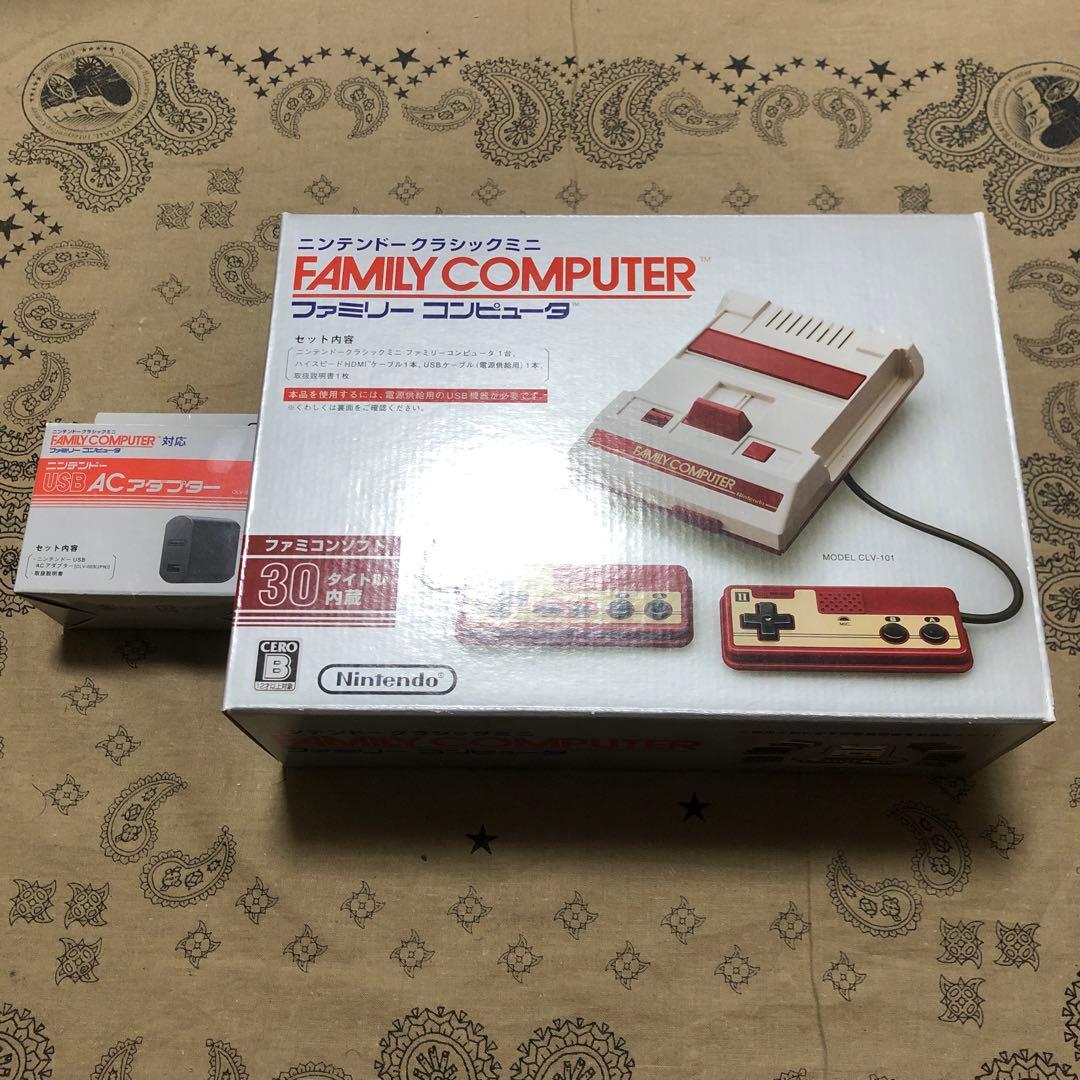 ほぼ新品 ニンテンドークラシックミニ ファミリーコンピュータ ACアダプター付 Amazon | 任天堂 ニンテンドー クラシックミニ ファミリーコンピュータ
