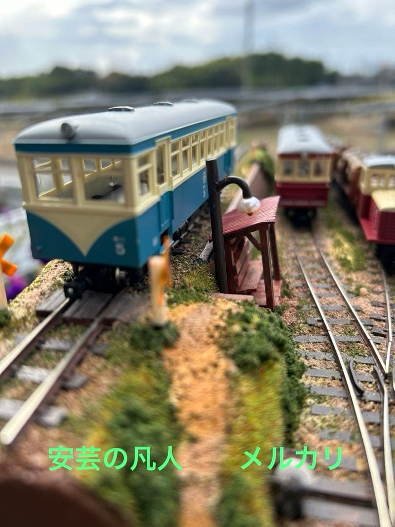 HOナロー(軌間9mm)52鉄道模型ジオラマ ヤードのある風景 - メルカリ