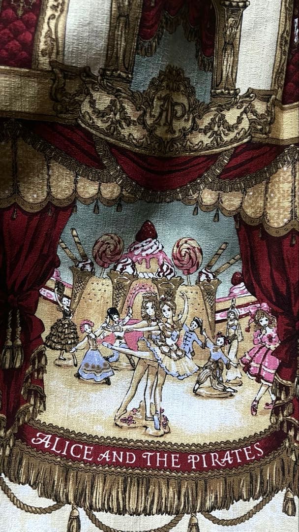 カチューシャセット☆バレエ くるみ割り人形柄JSK - コスプレ衣装新 発売