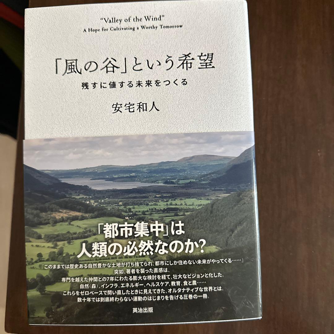 【売切必至・重版微妙】「風の谷」という希望 安宅和人 風の谷」という希望――残すに値する未来をつくる | BOOKSHOP 本と羊