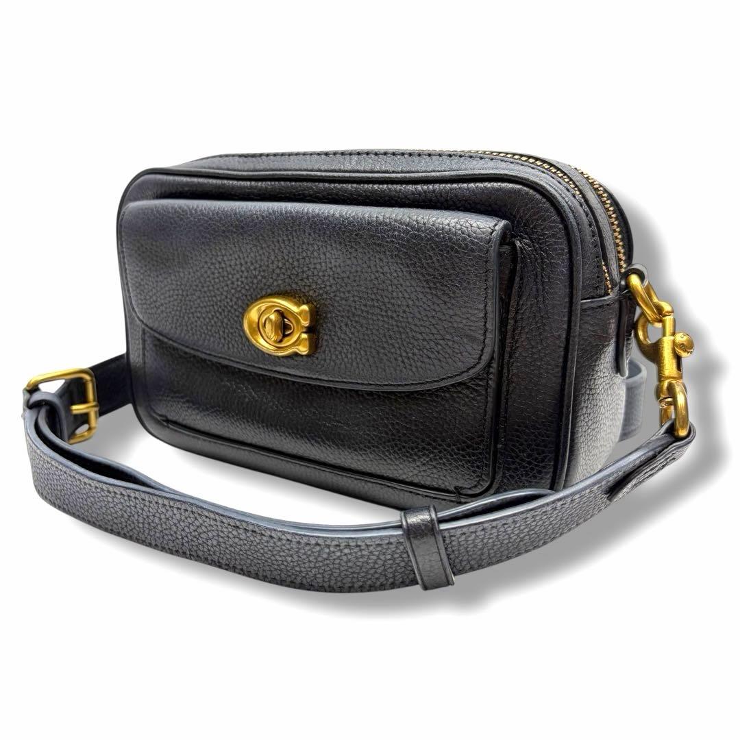 COACH コーチ ウィロウ カメラバッグ C0823 ショルダーバッグ COACH（コーチ） COACH C0823 B4/BK ウィロウ カメラバッグ ショルダー