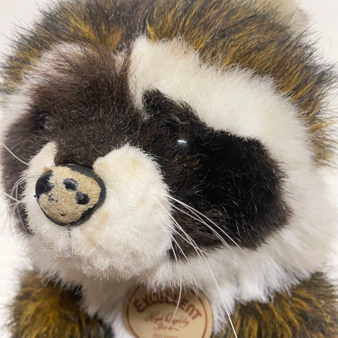 EXCELLENT FIRST ぬいぐるみ アライグマ 昭和レトロ ヴィンテージ