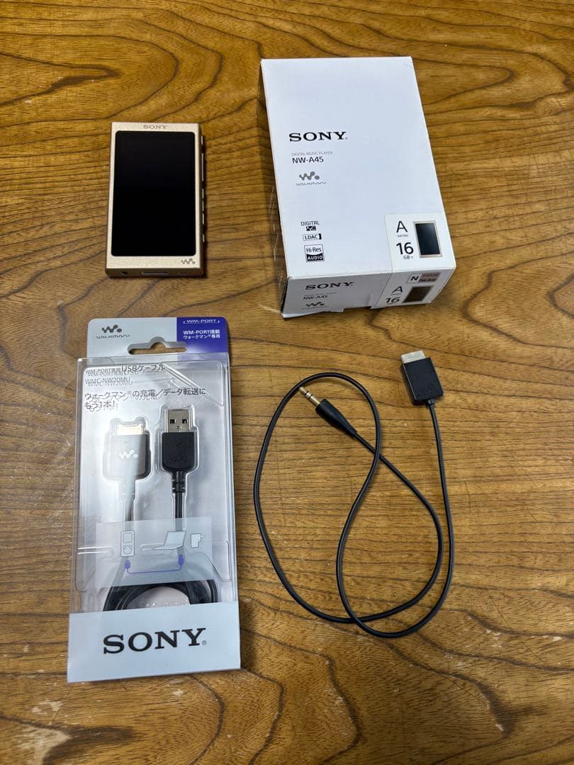 SONY WALKMAN NW-A45 ペールゴールド - メルカリ