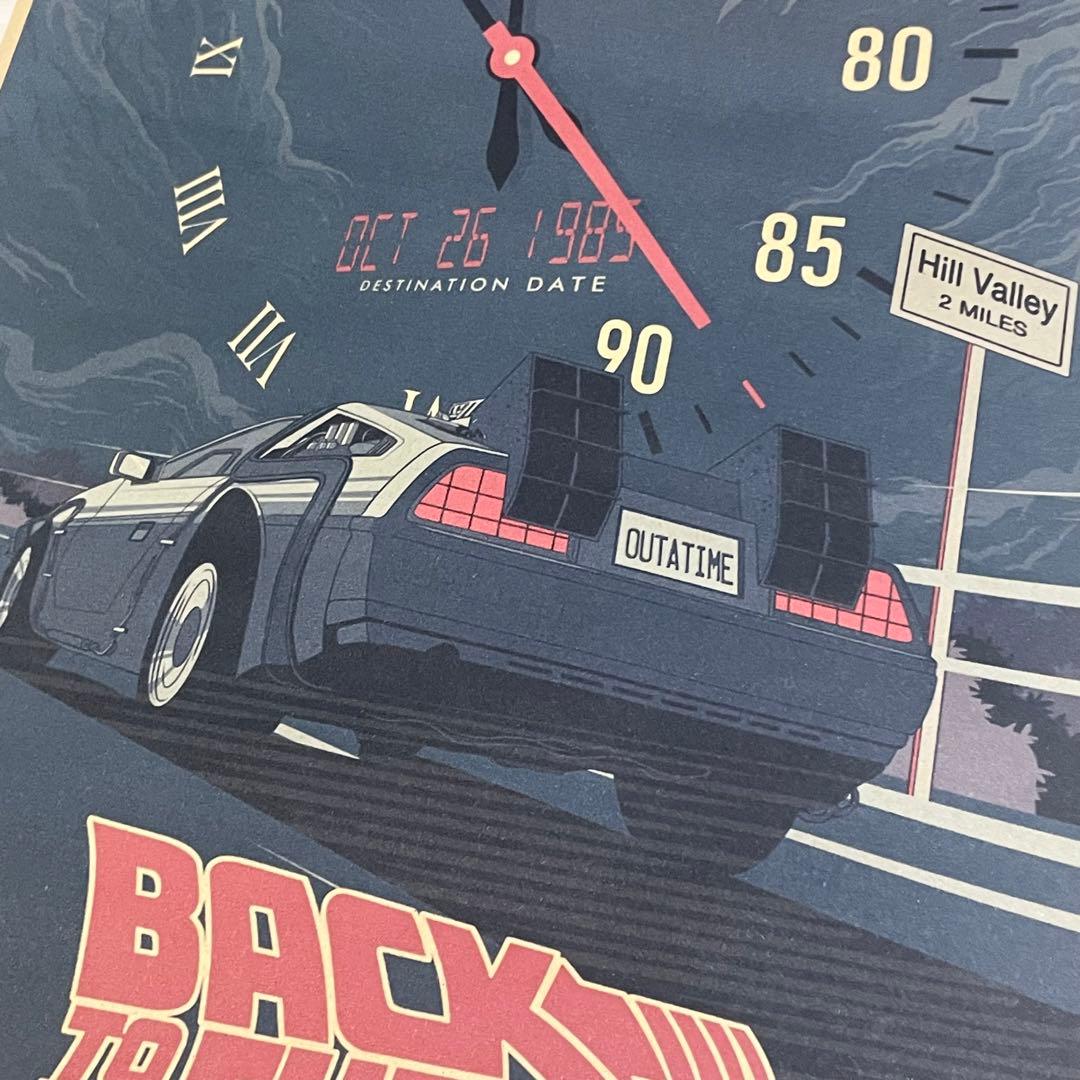 K585A3 バックトゥザフューチャー 映画 ポスター デロリアン レトロ