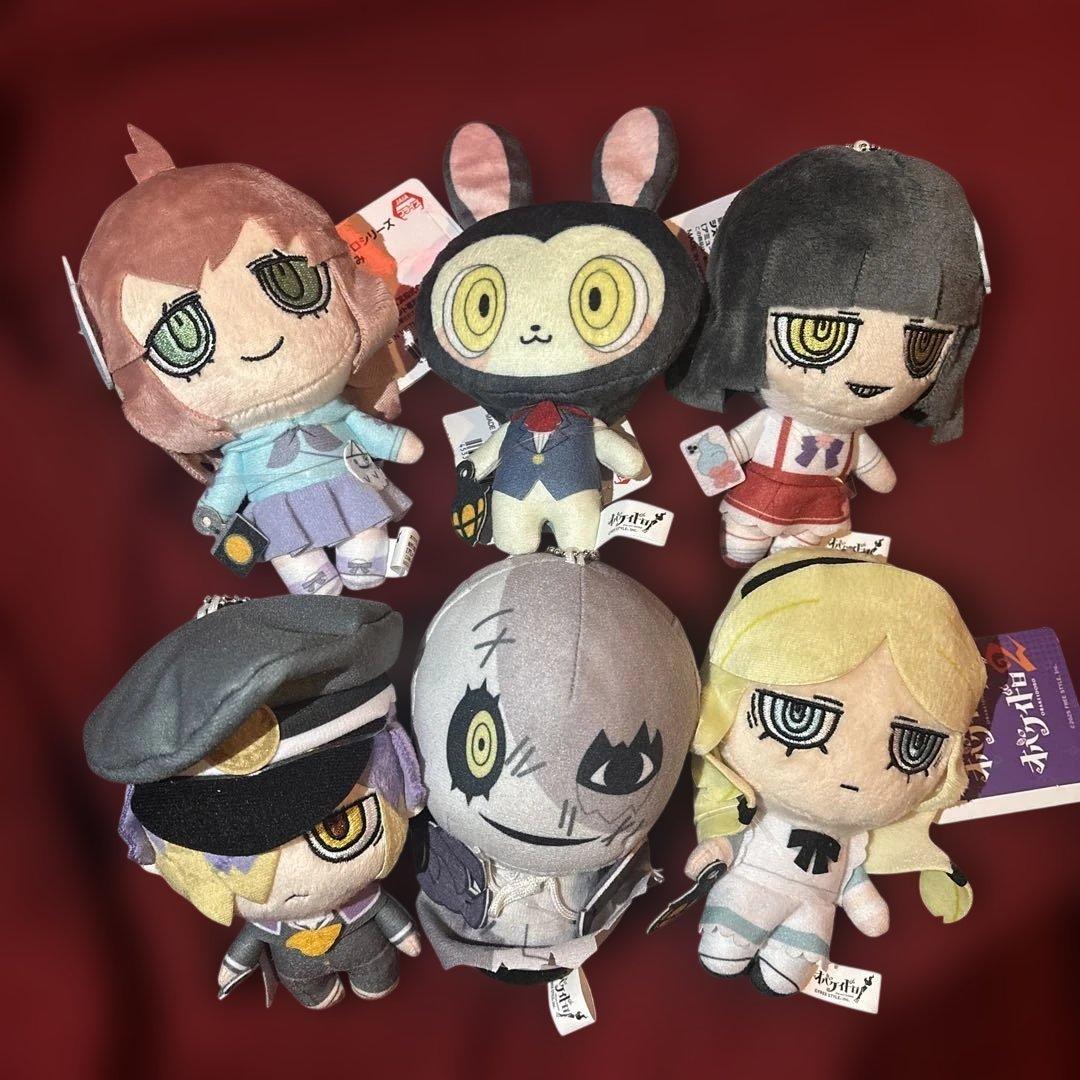 オバケイドロ ぬいぐるみ マスコット 全6種セット モーリー