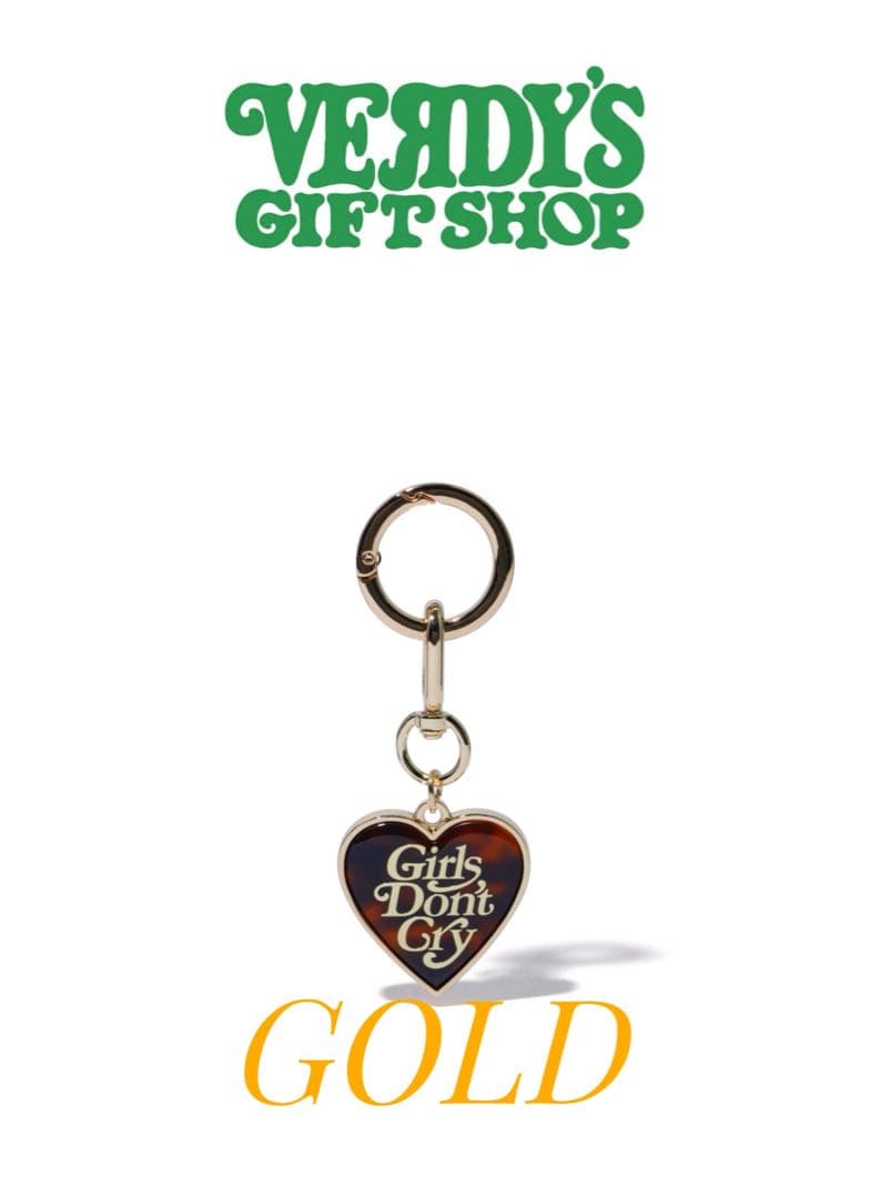 GIRLS DON'T CRY TORTOISESHELL KEYRING Girls Don't Cry】 GIRLS DON