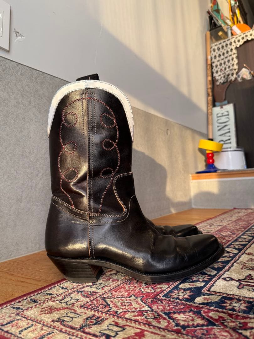 カスタム Cowboy boots CLINCH同楦 茶芯 ホースハイド - メルカリ