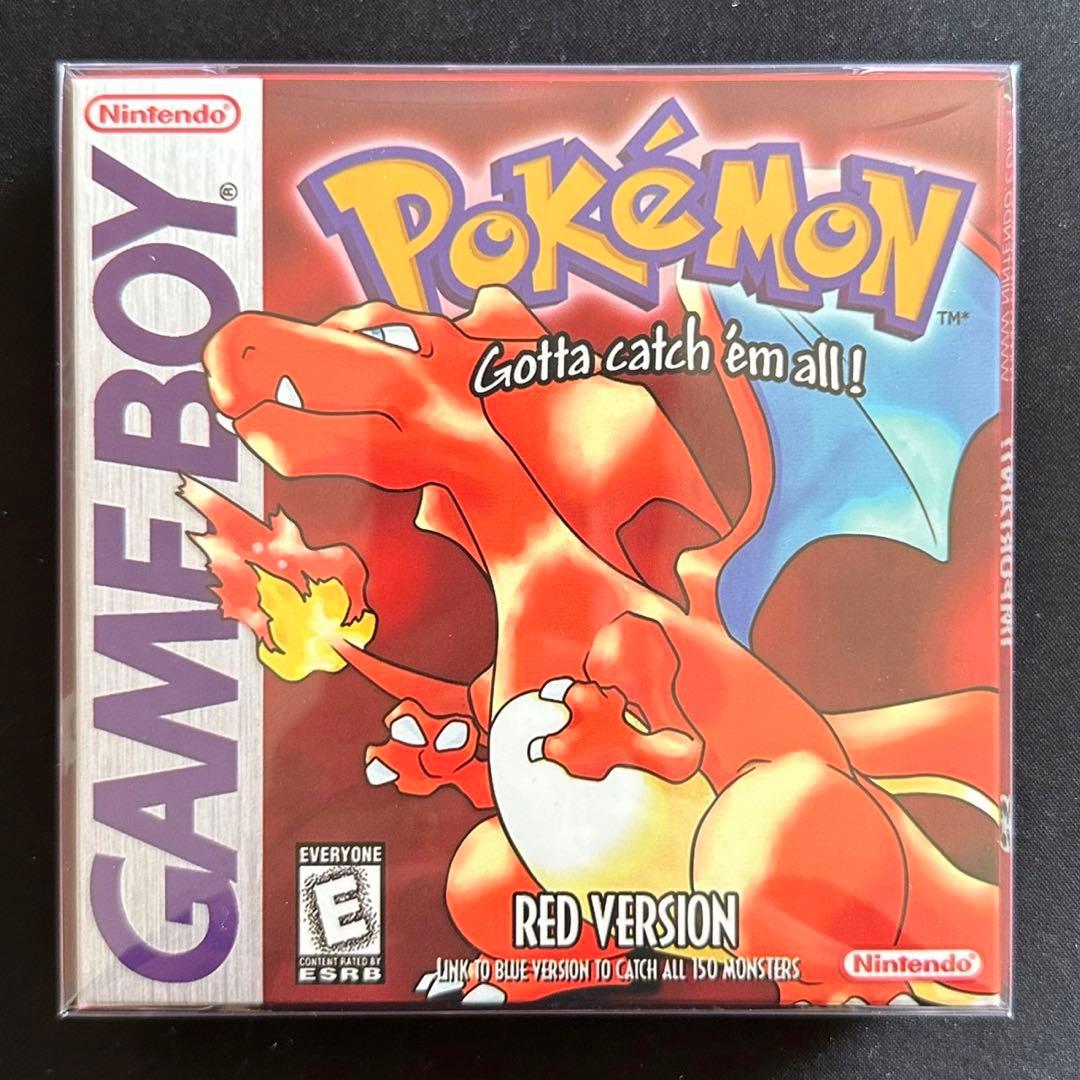 GB【ポケモン 赤】海外版 未使用 RED ゲームボーイ - メルカリ