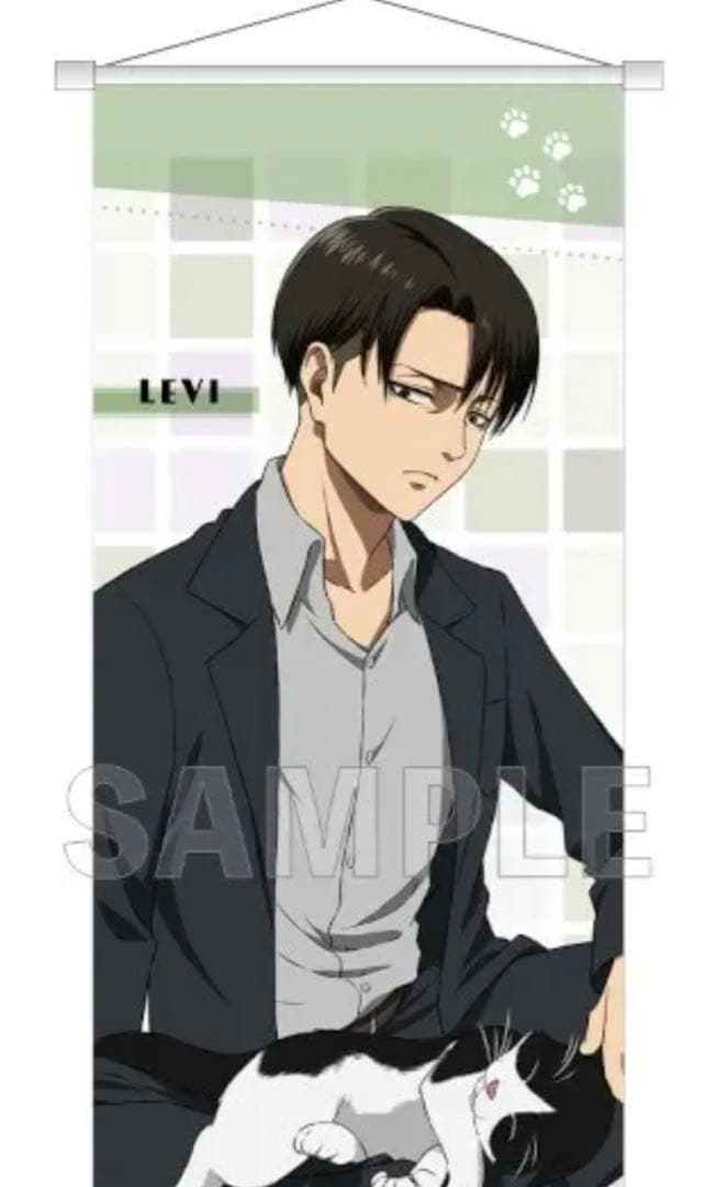 進撃の巨人　リヴァイ B賞　くじメイト　B2半裁タペストリー Amazon.co.jp: 一番くじ 進.撃の巨人 ～獣の巨人は俺が仕留める～ B賞