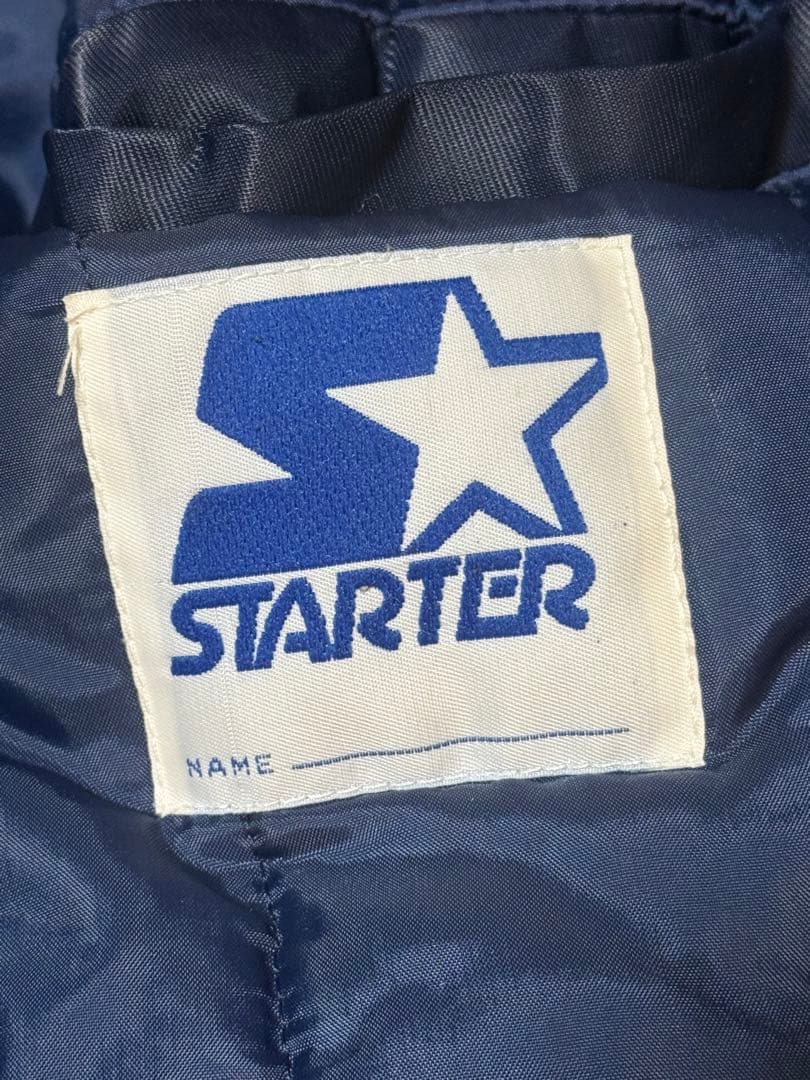 希少カラー】90s スターター ヤンキース スタジャン 右肩パッチ グレー