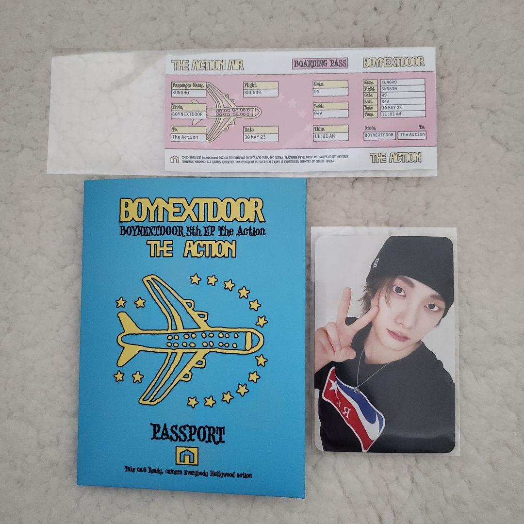 BOYNEXTDOOR THE ACTION Weverse盤 トレカ ソンホ - メルカリ