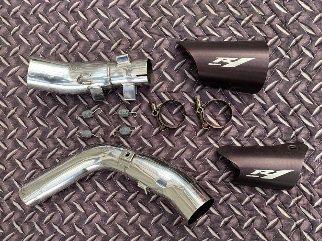 ○美品♪ YZF-R1 (09-14年) 2エンド USヨシムラ製 カーボン スリップ