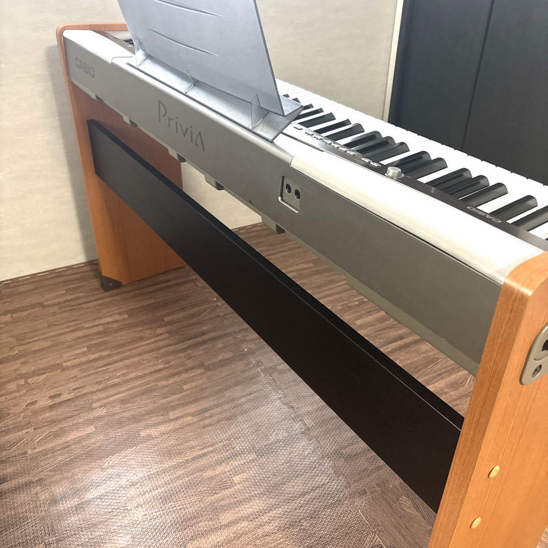 美品】 CASIO PX-500L デジタルピアノ 88鍵盤 木製スタンド付き - メルカリ