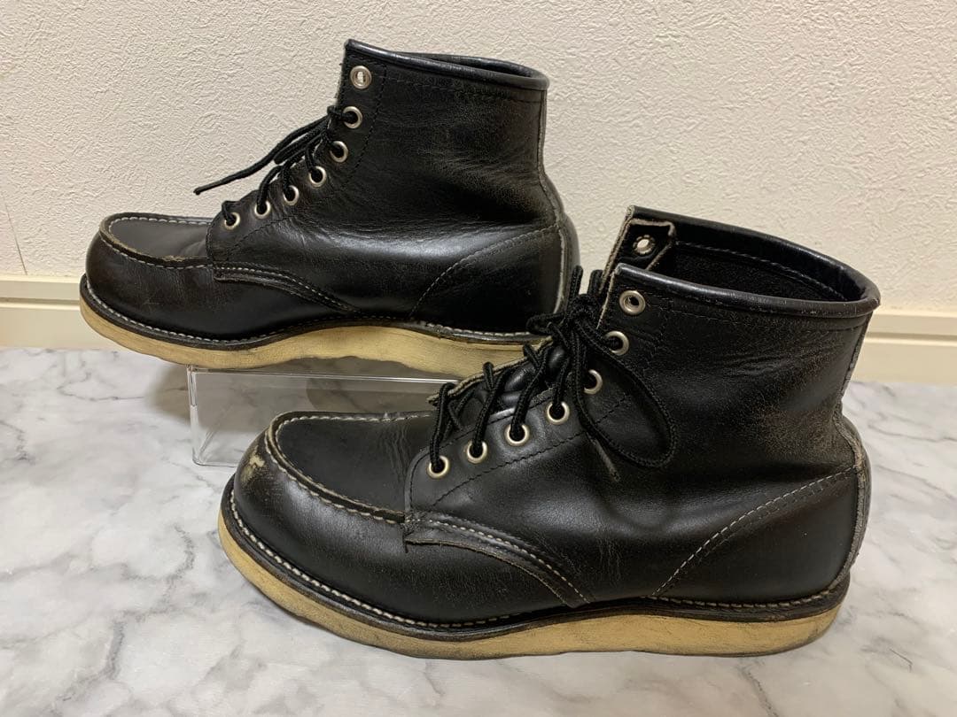 90s【REDWING】アイリッシュセッター 犬タグ 8179 25.5cm 黒