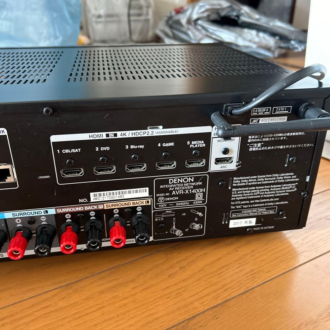 DENON AVアンプ AVR-X1400H リモコン - メルカリ