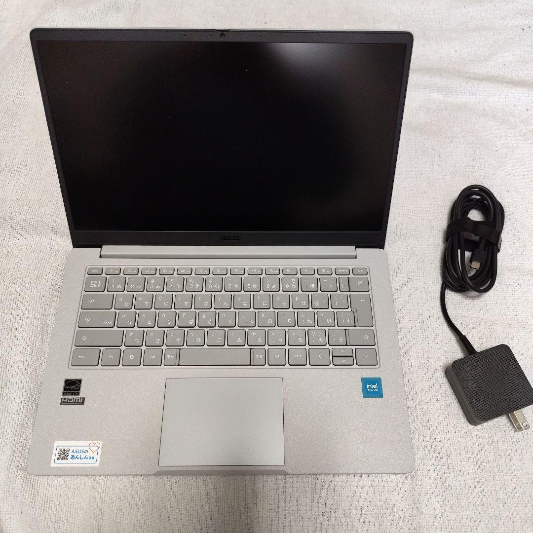 ASUS Chromebook シルバー 日本語キーボード - メルカリ