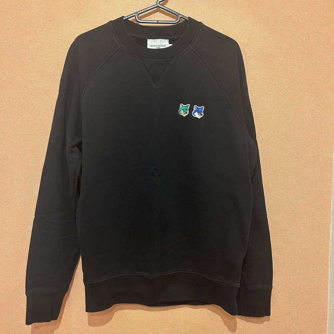 MAISON KITSUNE ダブルフォックスヘッド トレーナー - メルカリ