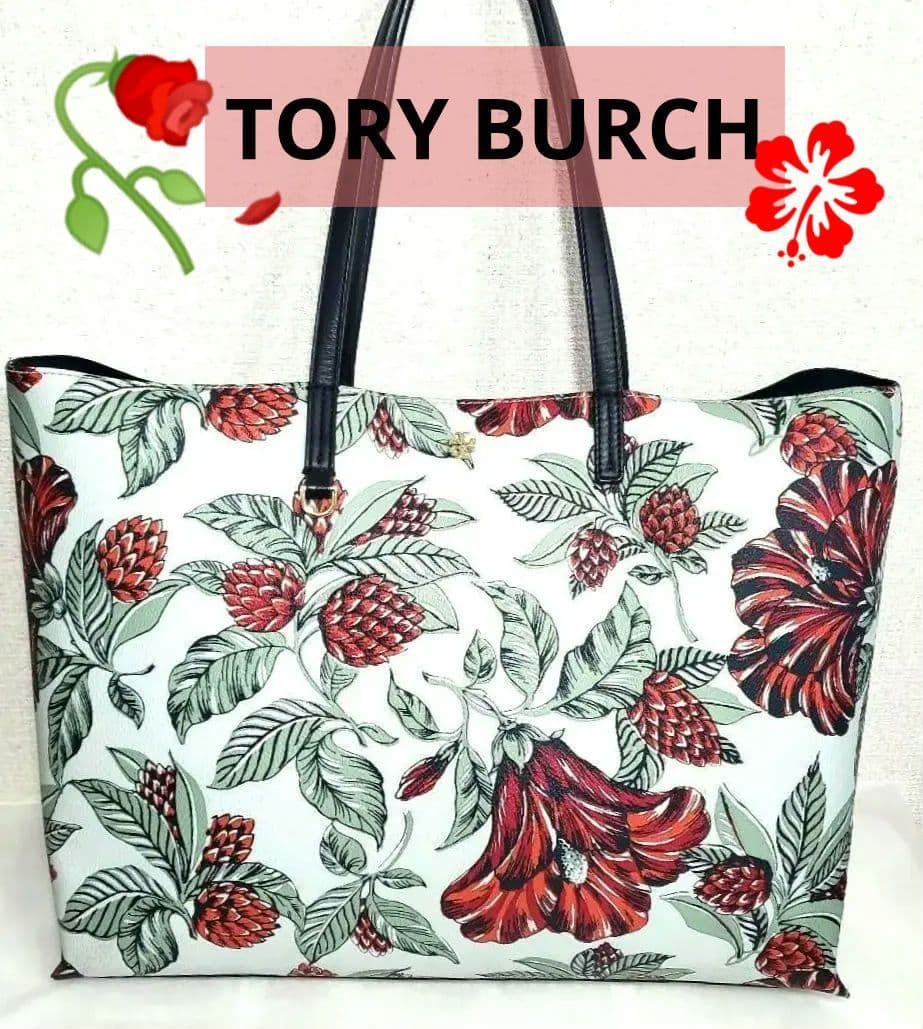 TORY BURCH バッグボタニカル柄