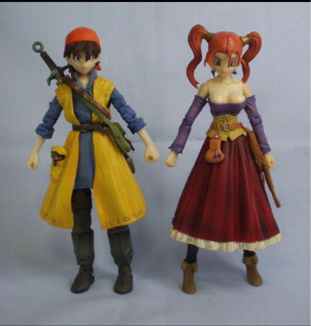 ドラゴンクエストVIII プレイアーツ 主人公、ゼシカ アクション