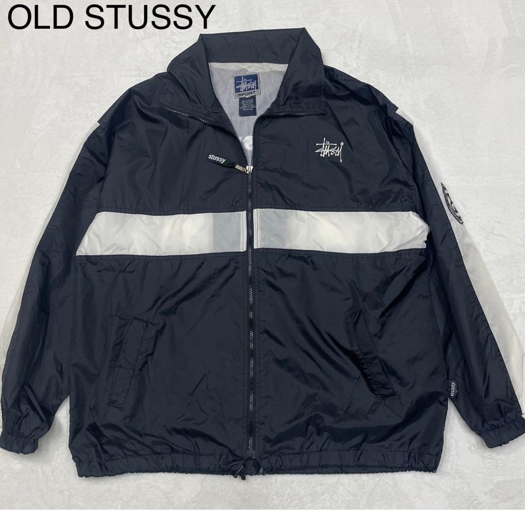 OLD STUSSY ステューシー ナイロンジャケット 刺繍 ワッペン - メルカリ