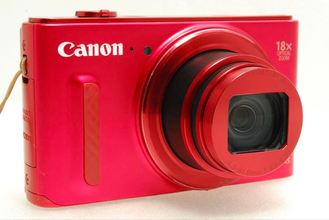Canon PowerShot SX610HS ❤️スマホ転送 動作確認済 レッド - メルカリ