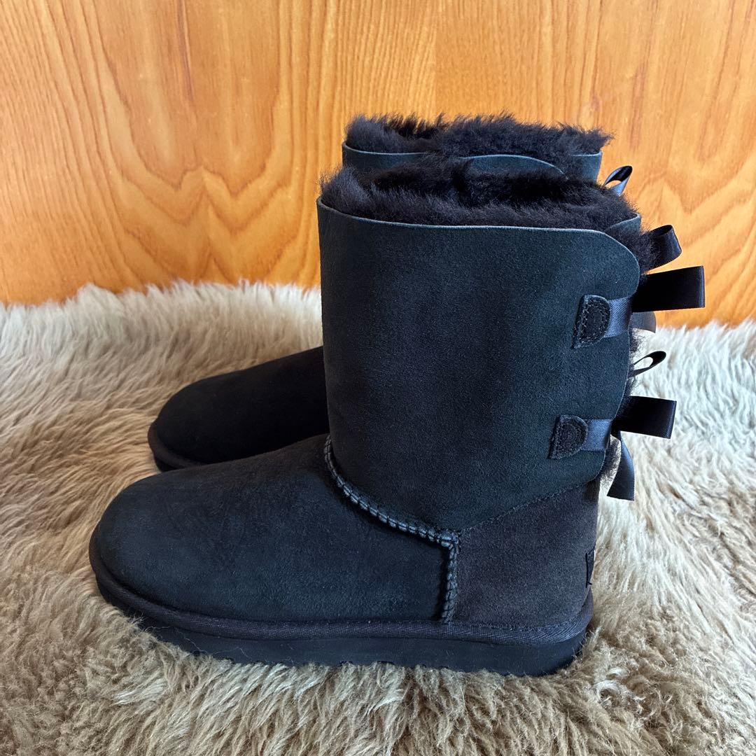 新品・未使用品 UGG アグ CLASSIC BAILEY BOW 24.0cm
