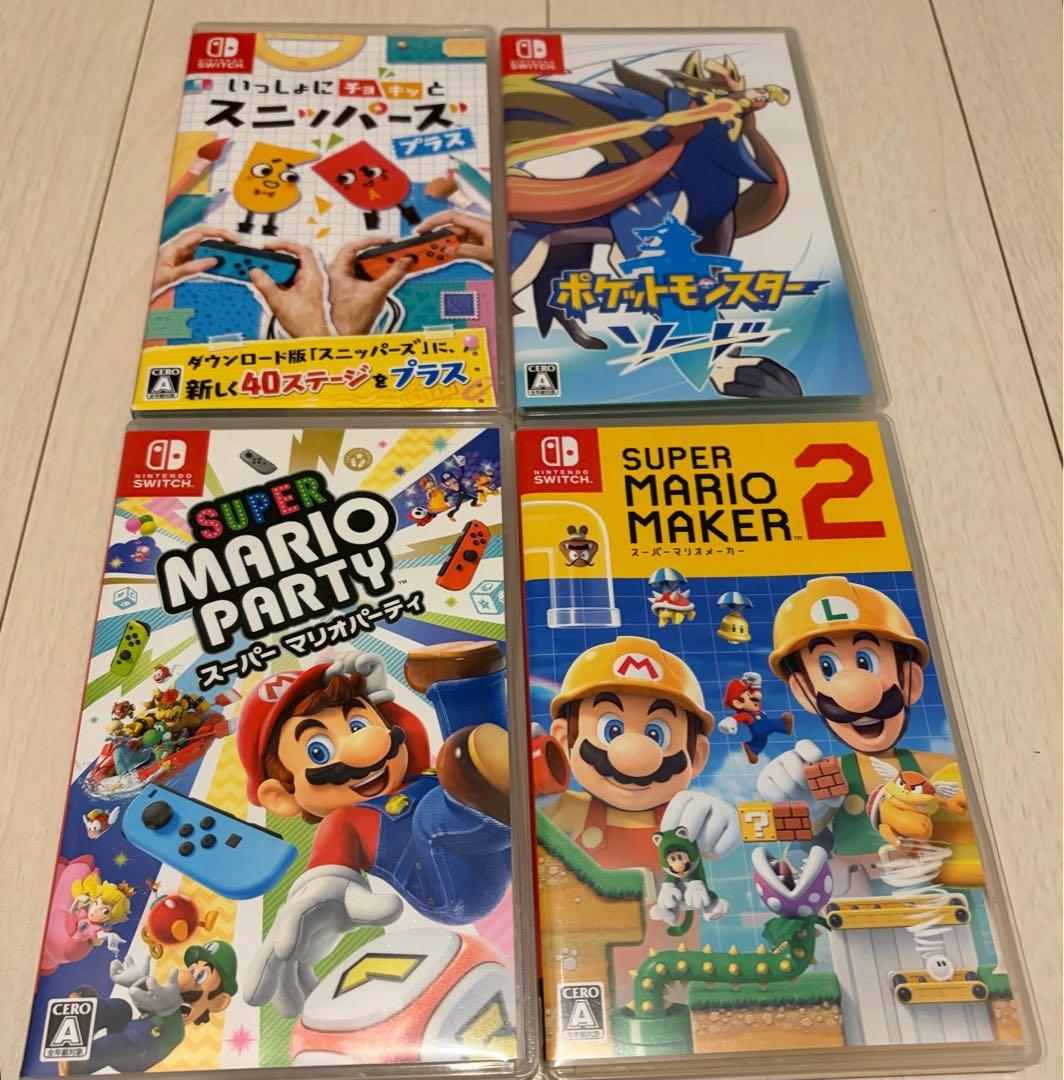 ケースのみ】Nintendo Switch ゲーム 4本セット - メルカリ