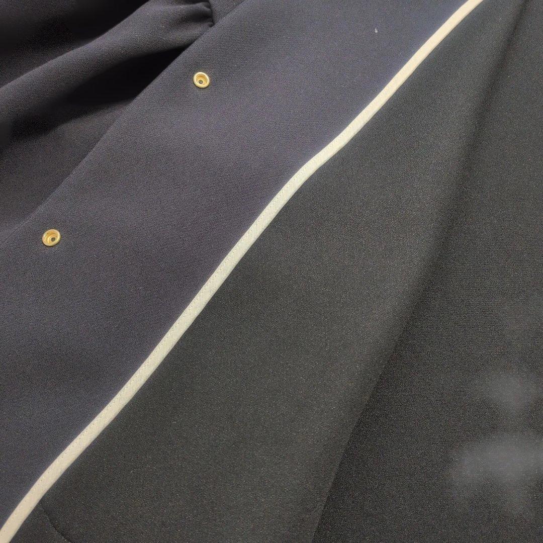 まま様専用】yori ポケットフリルジャケット ネイビー - メルカリ