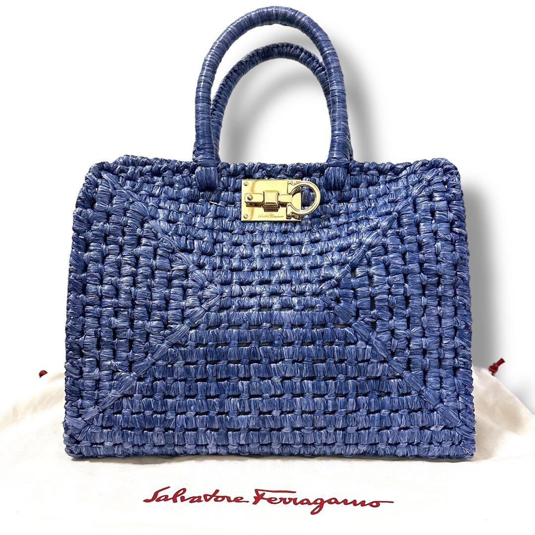 極美品 フェラガモ ハンドバッグ スタジオボックスバッグ カゴバッグ ガンチーニ 楽天市場】フェラガモ 2WAYバッグ ガンチーニ ボックスカーフレザー