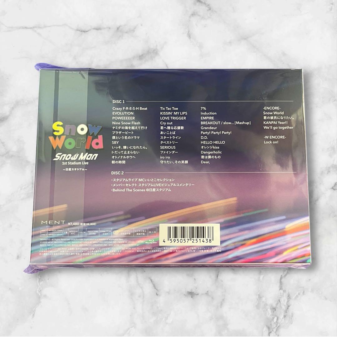 BD】Snow Man 1st Stadium Snow World 銀テープ - メルカリ