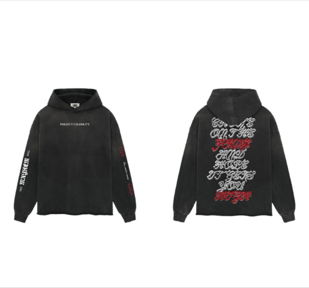 LADYGAGAパーカー　L Lady Gaga The Mayhem Ball Tour 2025 Zipper Hoodie Men Women High