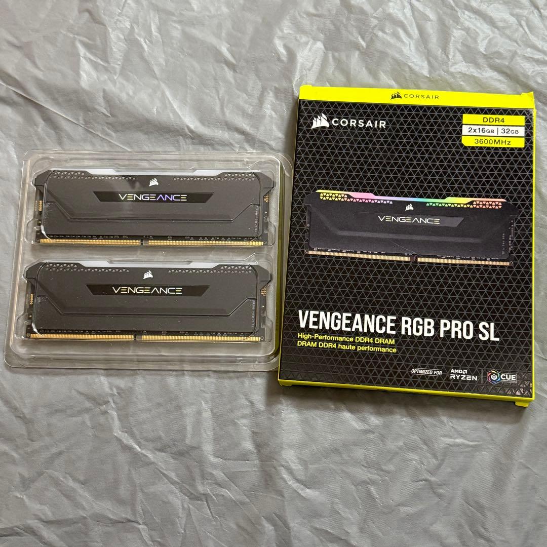 メモリー CORSAIR VENGEANCE RGB PRO SL 32GB 3600 CORSAIR VENGEANCE RGB PRO SL 32GB (2x16GB) DDR4 3600MHz C18 UDIMM