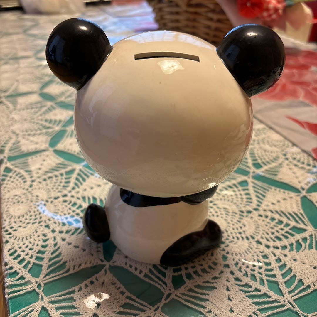 内藤ルネ お花パンダ陶器貯金箱 昭和レトロ 年代品 - メルカリ