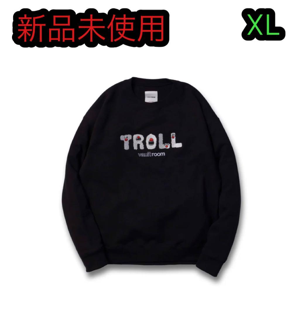 vaultroom TROLL CREWNECK / BLK ボルトルーム TROLL CREWNECK – VAULTROOM