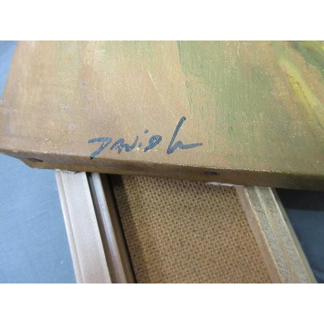 裸婦油絵サインあり [B27949]