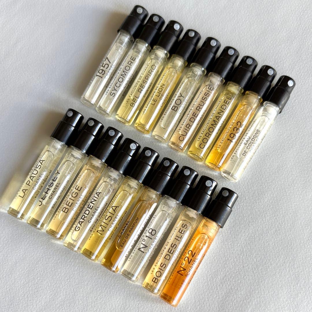 レ ゼクスクルジフ ドゥ シャネル 18本セット 1.5ml サンプル