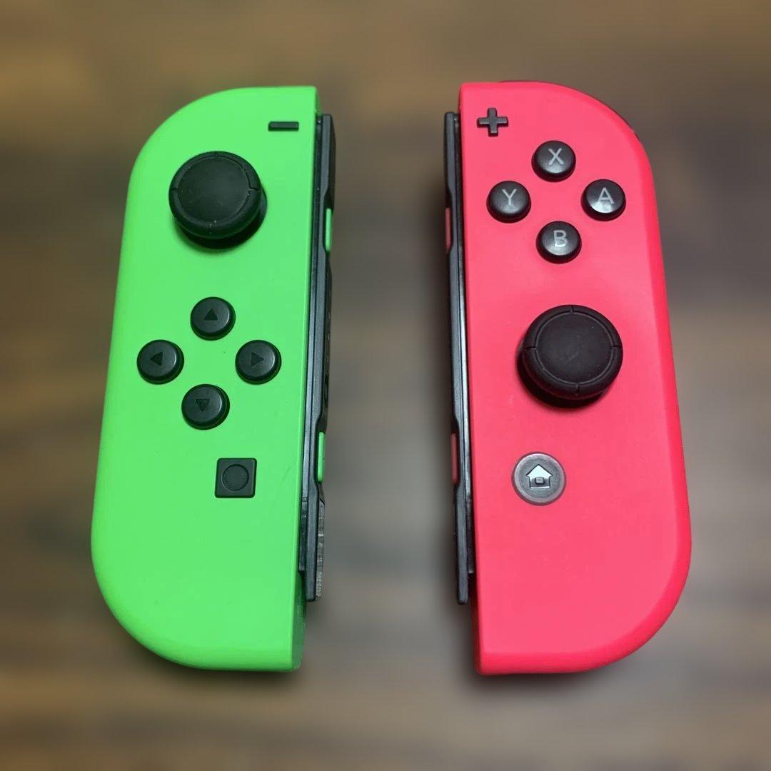 Switch Joy-Con スプラトゥーン ピンク グリーン - メルカリ