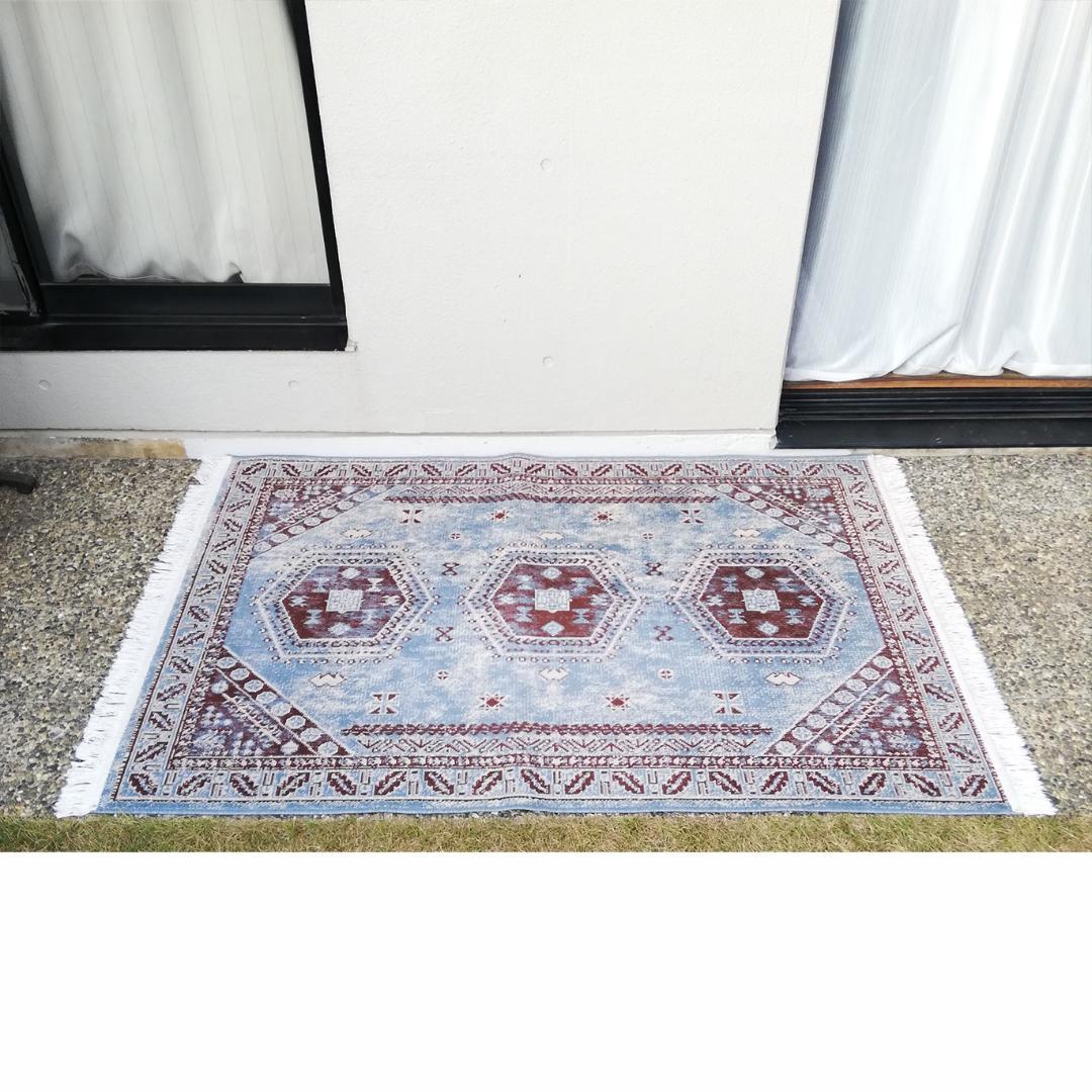 mim'様専用 UNICO ウニコ ESEN エセン ターキッシュ ラグ ブルー