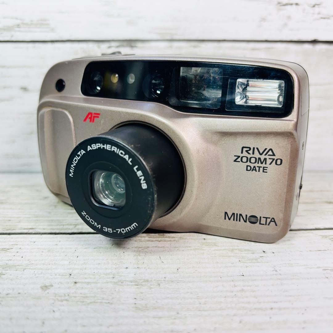 動作良好】MINOLTA フィルムカメラ RIVA ZOOM 70 - メルカリ