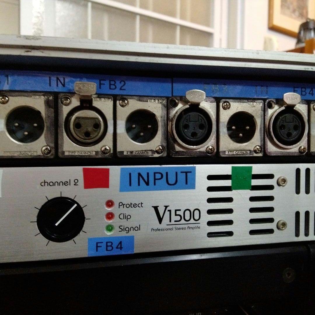 業務用パワーアンプ二台セット総額36万円相当を処分価格即戦力